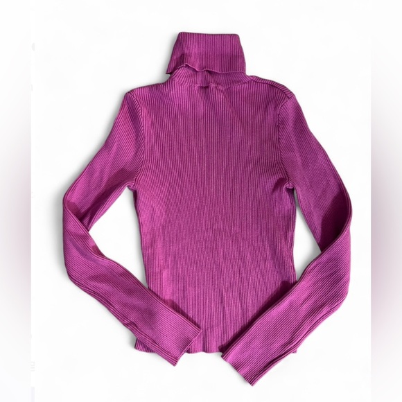 Pink Long Sleeve Turtleneck - Picture 2 of 3